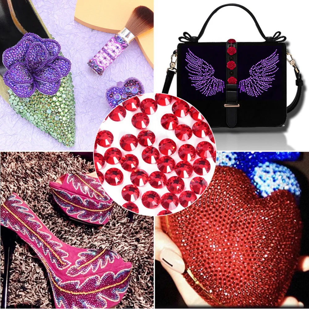 Женские цветные стразы стеклянные бусины с плоским основанием горячей фиксацией