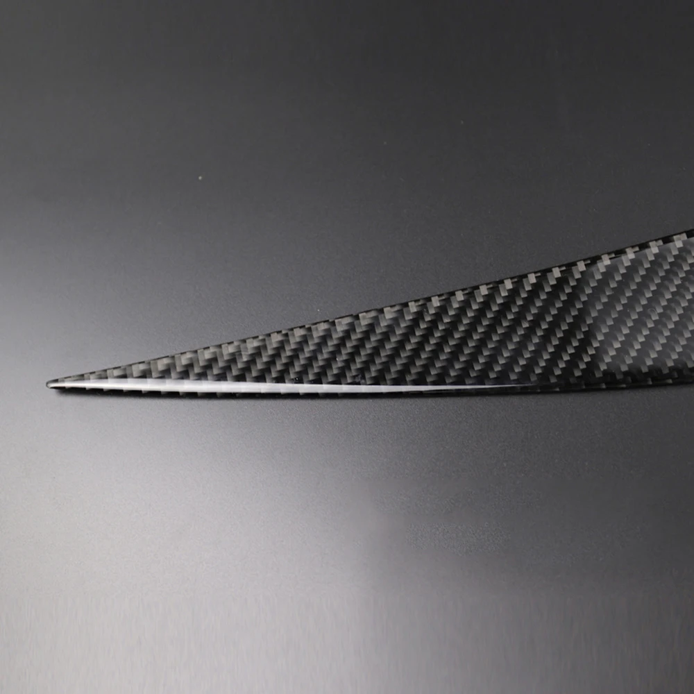 1 пара накладки на автомобильные фары из углеродного волокна для BMW 3 серии E90 E91 2006