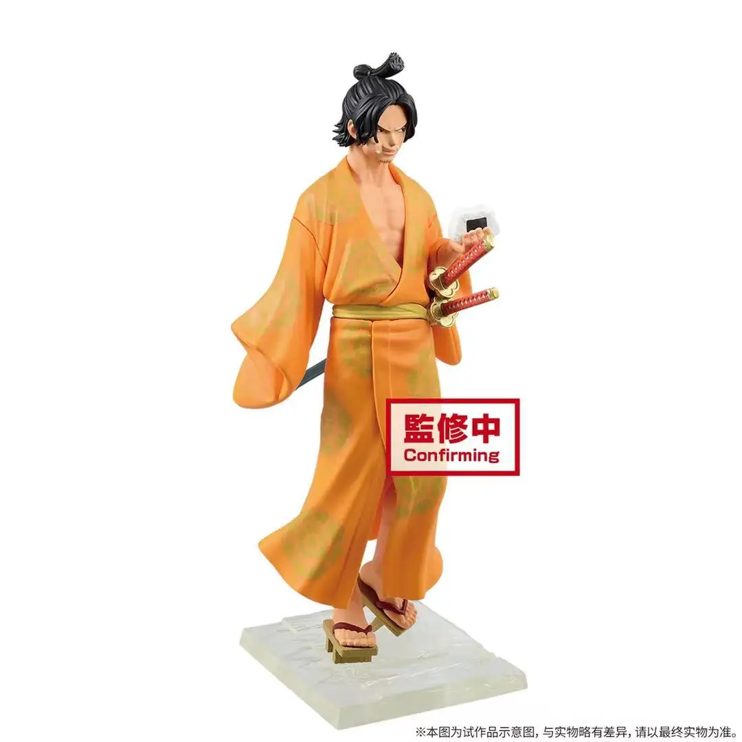 

Original Banpresto One Piece OP MAGAZINE Ace Toys Model Figurals Brinquedos Action Figure Collection Kimono Ace Fire Fist Dinner