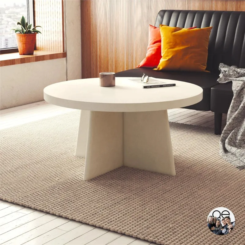 

Queer Eye Liam Round Coffee Table, Plaster
