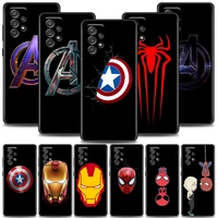 logo of marvel heroes phone case for samsung a01 a02 a03s a11 a12 a13 a21s a22 a31 a32 a41 a42 a51 4g 5g silicone case