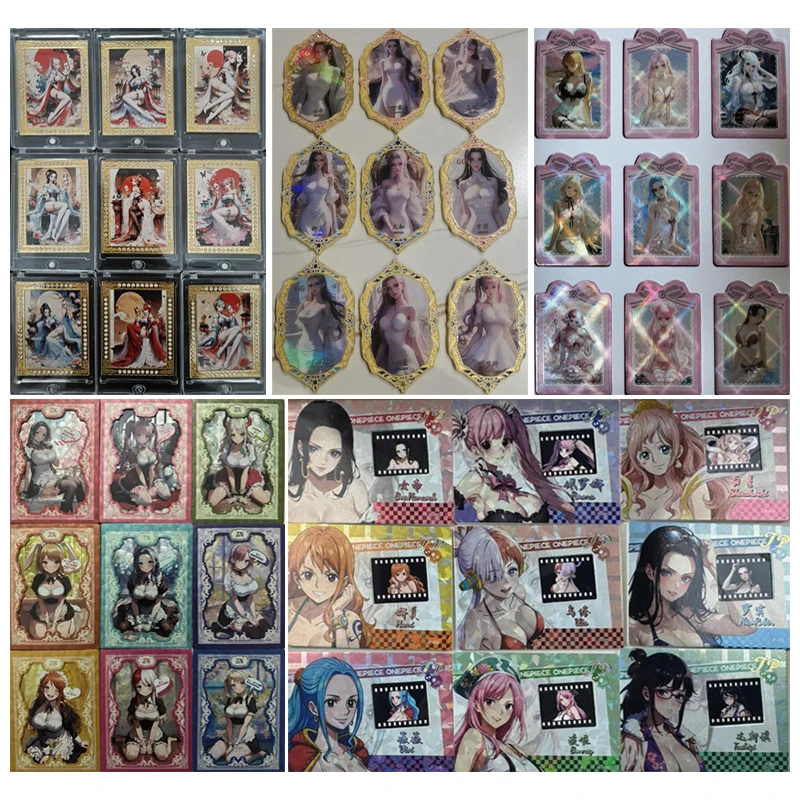 Фото Аниме One Piece YH ZS DT JP Набор карточек Hancock Uta Vivi Nami Reiju Коллекционные карты Рождественские подарки на день рождения Детские игрушки №1