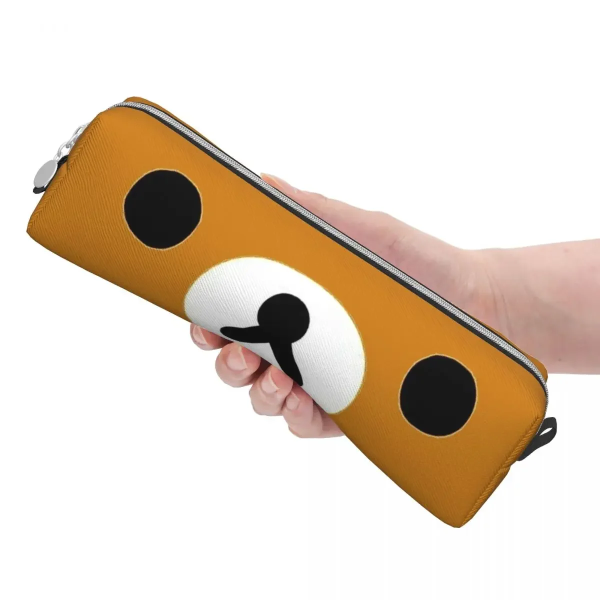 Пеналы Rilakkuma с рисунком лица милый Футляр для ручек большой органайзер студентов
