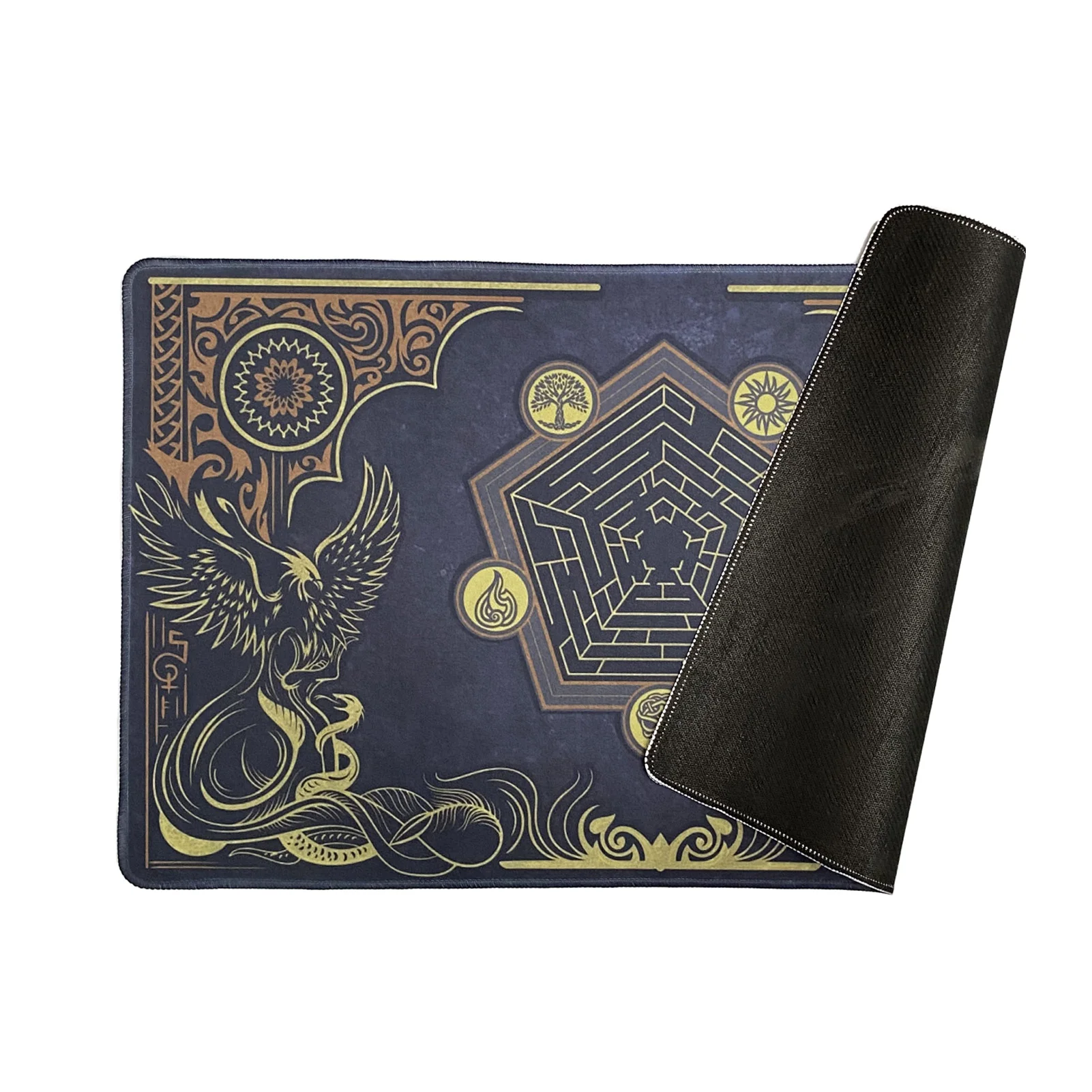 

Phoenix Tarot Cloth For Reading Constellation Astrology Divination Board Thick Tarot Divination Cards Tablecloth For Tarot