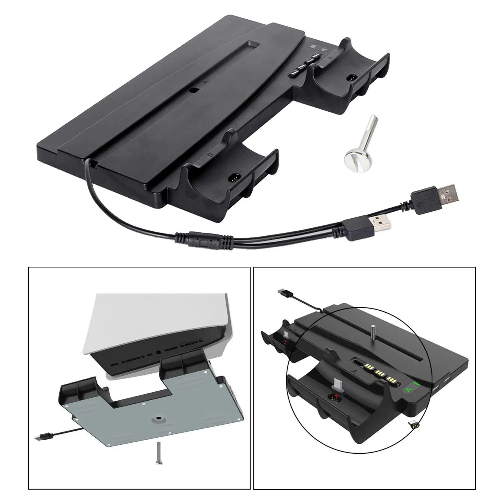 

5 контроллеров зарядного устройства, Контроллеры консоли, зарядная станция для контроллера Playstation5