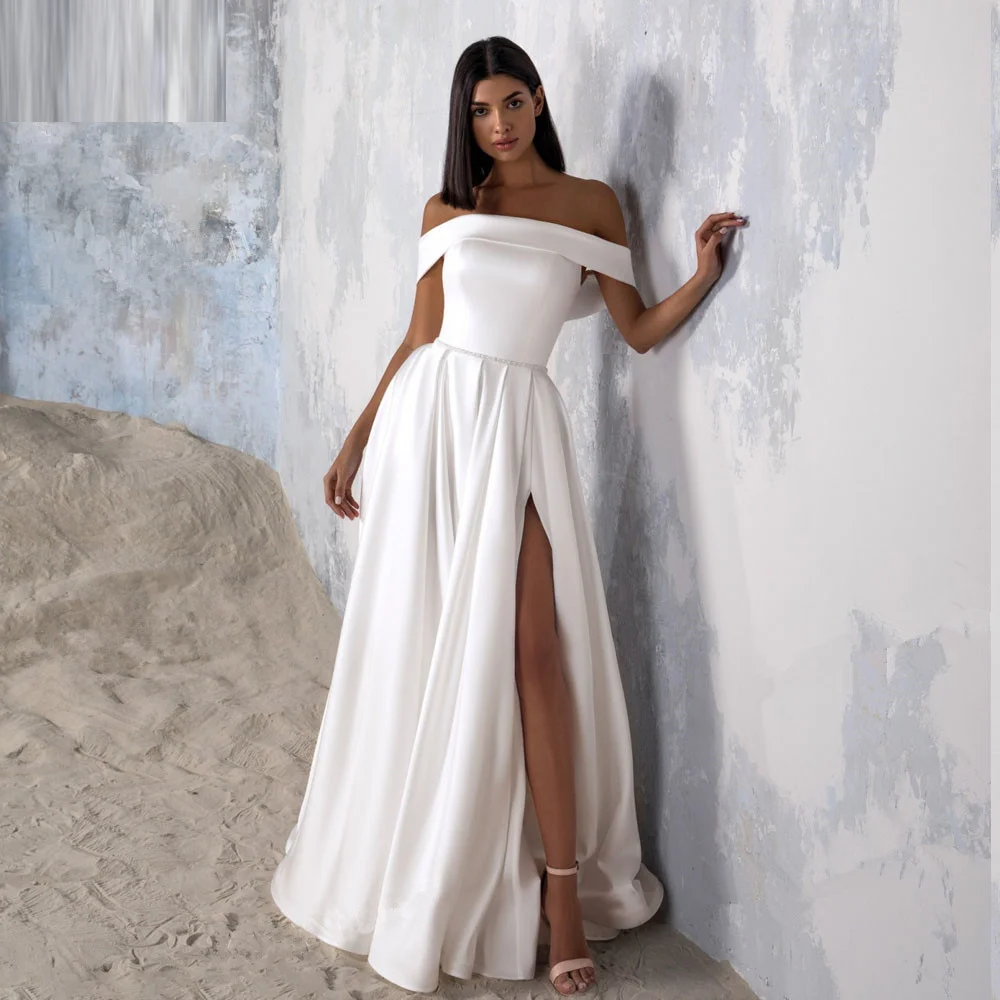 

Женское платье с открытой спиной It's yiiya, белое платье невесты без бретелек с короткими рукавами и плиссированным подолом на лето 13444