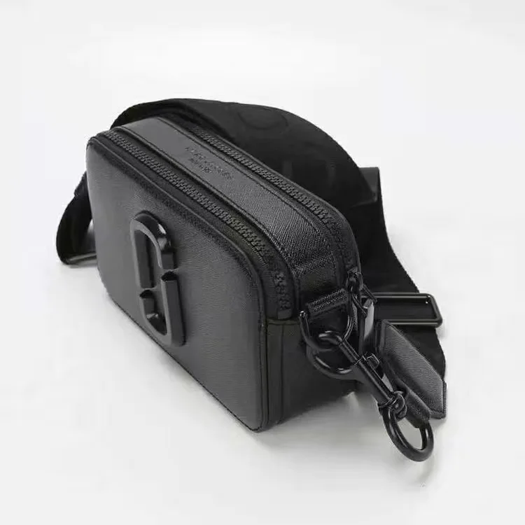 

2023 New Fashion Camera Bag Top Layer Pony Bag Double Zipper Wide Shoulder Strap Messenger Women Bag