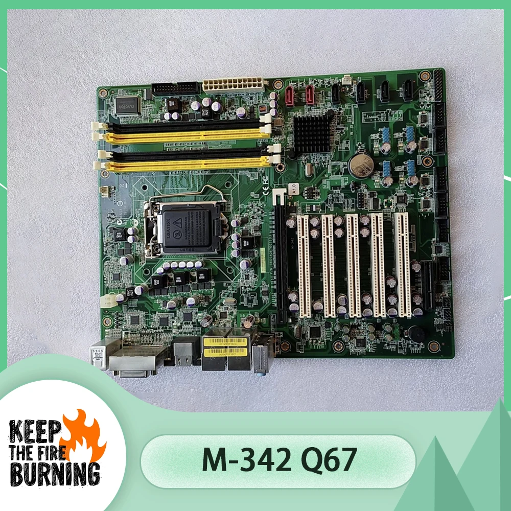 Двойной порт Ethernet 08GSAQ 67002103 Материнская плата промышленного управления M-342 Q67 для