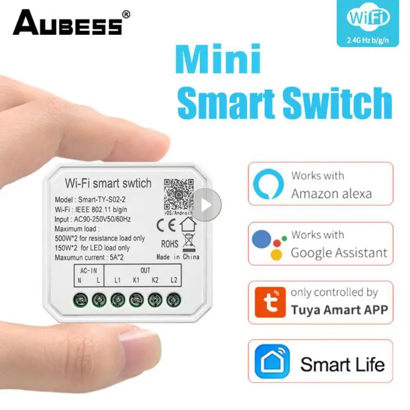 

Smart Light Switch Remote Control Smart Life Wireless Breaker Tuya Sanrt Smart Home Work With Alexa Google Home Alice Wifi