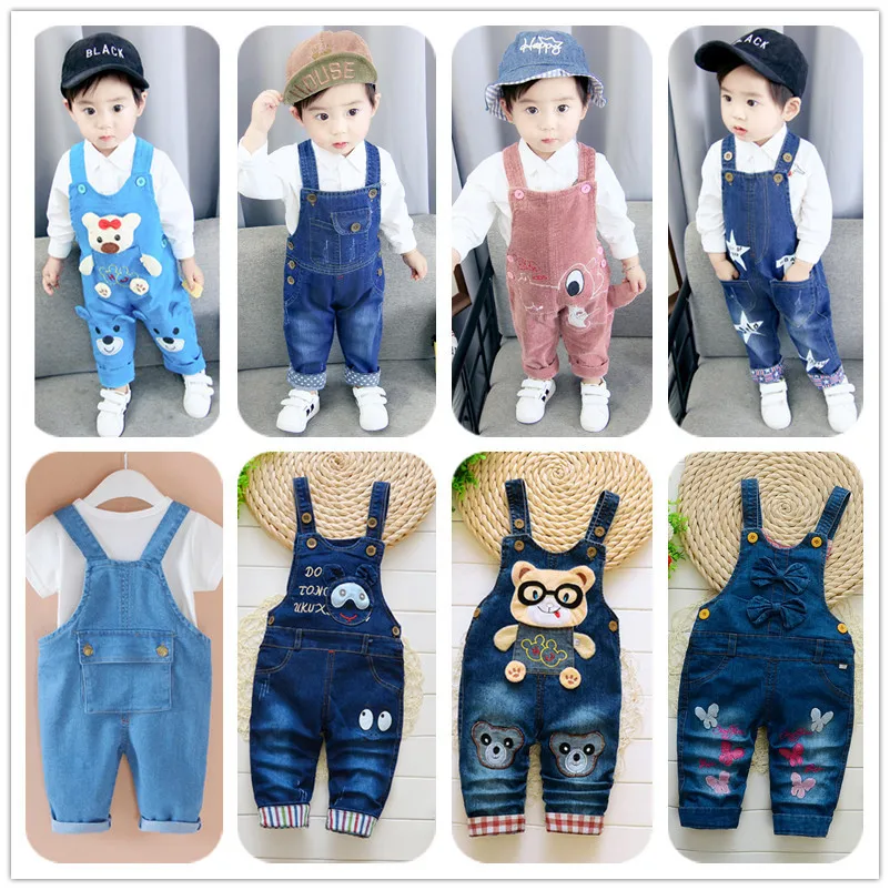 

Jeans 2022 Hot Boys and Girls Baby Overalls Children's Jeans Style More Choice baby overalls