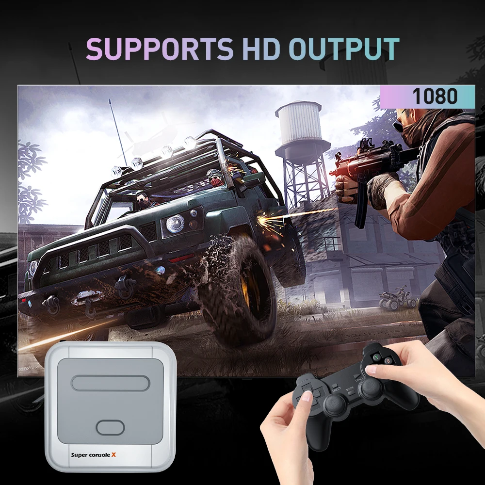 Игровая Ретро консоль X с 110000 ретро-играми для PSP/PS1/DC/MAME мультиплеера аркадная