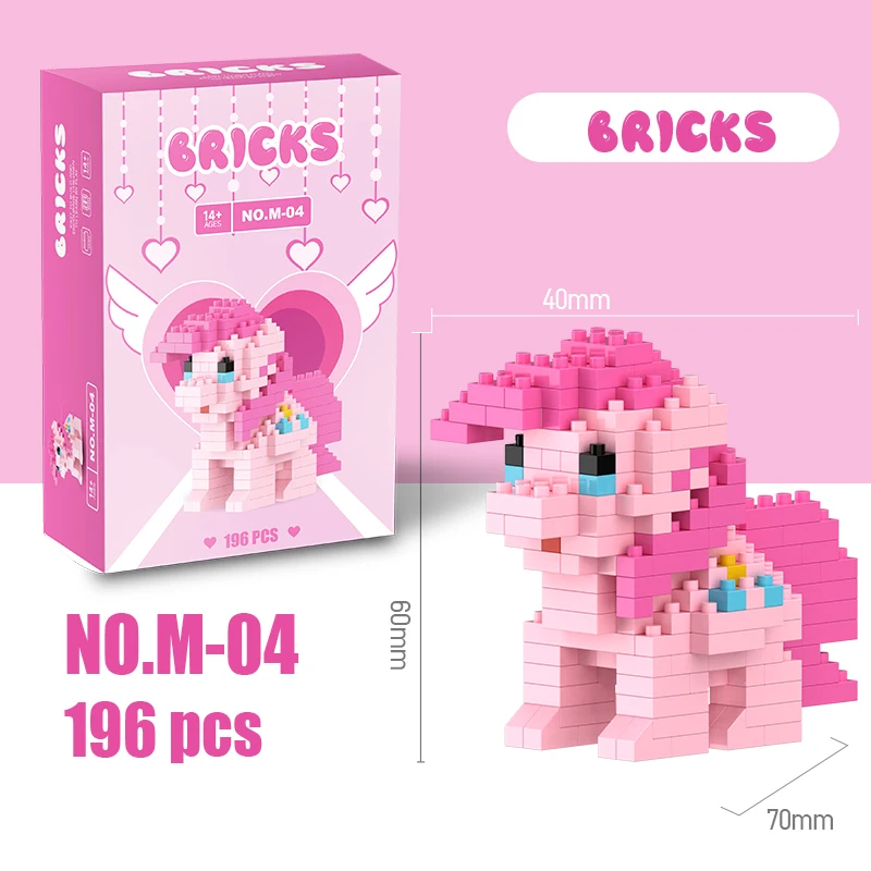 Фото Строительные блоки My Little Pony Lega Equestria Girls, фигурка сумерения Sparkle, строительные блоки, игрушки с персонажами мультфильмов для детей №5