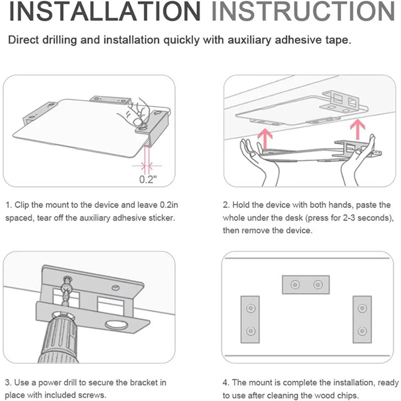 3 предмета кронштейна для ноутбука кронштейн под столом подходит серебристый