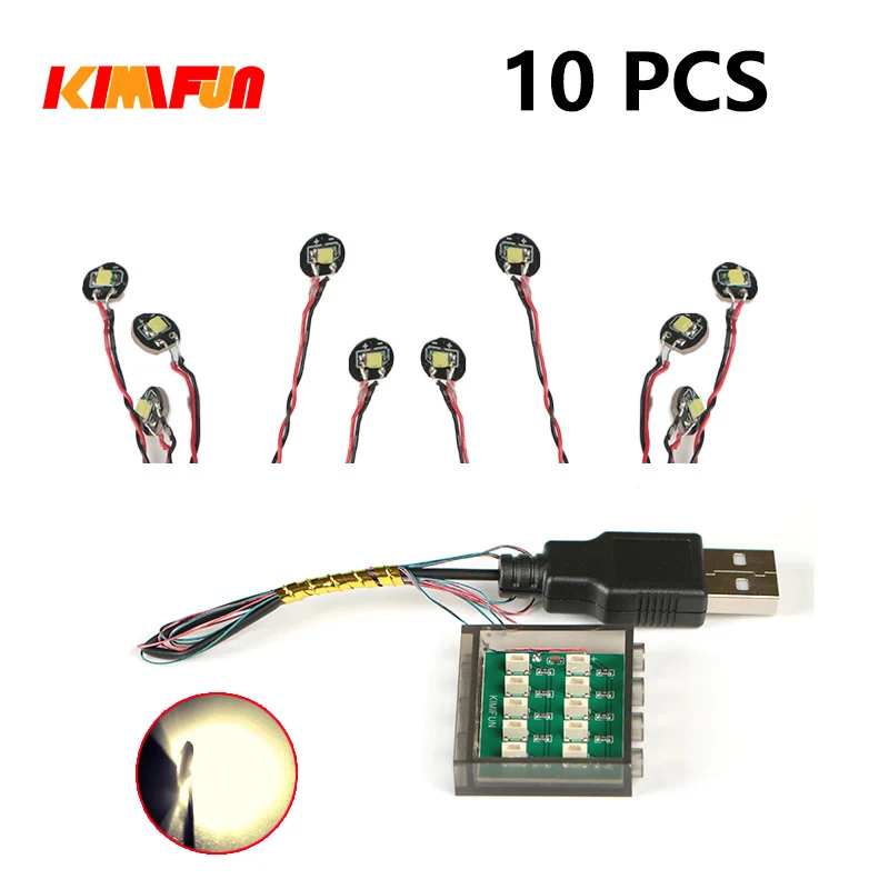 KIMIFUN RGB светодиодные строительные блоки - 10 шт. — фото товара
