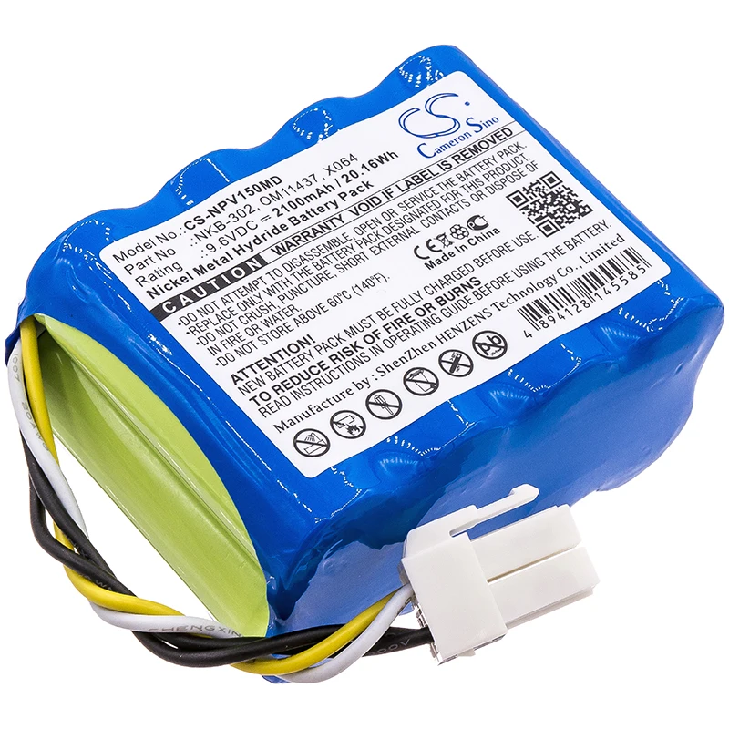 

Cameron Sino Battery For Nihon Kohden B11437 Life Scope N OPV-1500,OPV 1500 Vital Signs Monitor 2100mAh / 20.16Wh