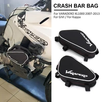 2007 2013 new motorcycle frame crash bars waterproof bag for honda varadero xl1000 xl 1000 bumper repair tool placement bag
