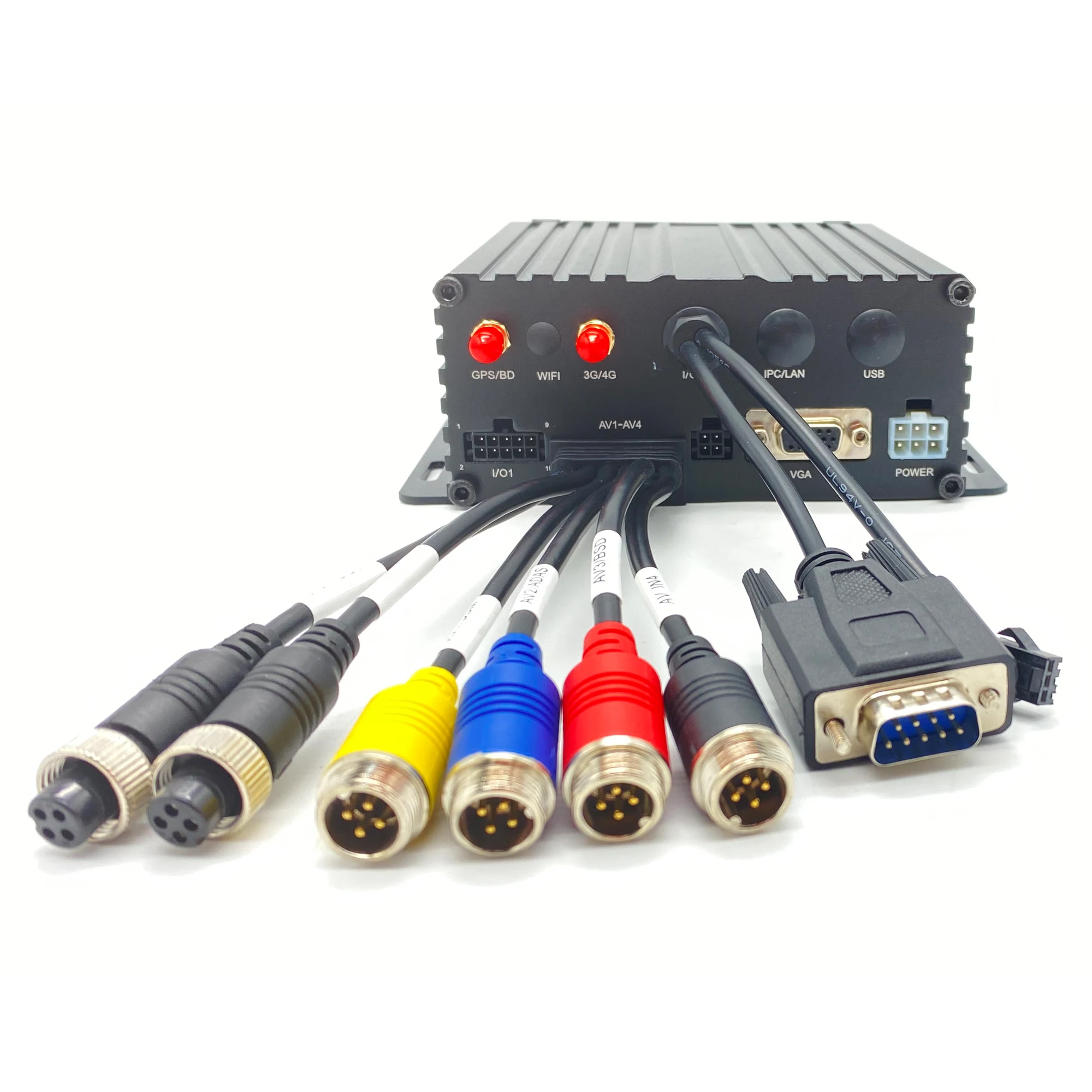 Лидер продаж 1080P 720P HD цифровой видеорегистратор 4-канальный мобильный черный ящик