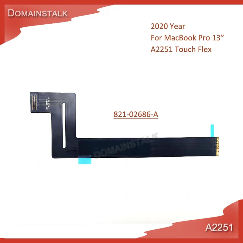 

Гибкий кабель для сенсорной панели ноутбука MacBook Pro Retina 13 дюймов A2251, гибкий кабель для сенсорной панели 821-02686-A 2020 года