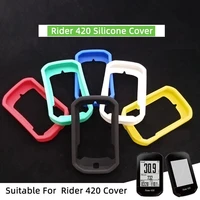 new bicycle computer protection cover silicone stopwatch holder case with high definition film for bryton rider 320 420
