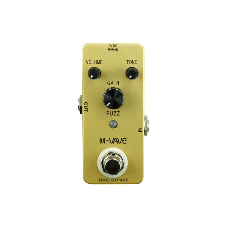 

M-VAVE FUZZ с винтажной педалью для гитары, корпус из цинкового сплава