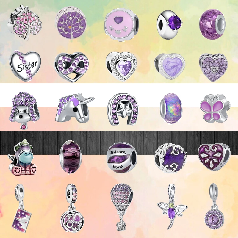 Бусина-Шарм бабочка серебристого цвета для браслета | Украшения и аксессуары