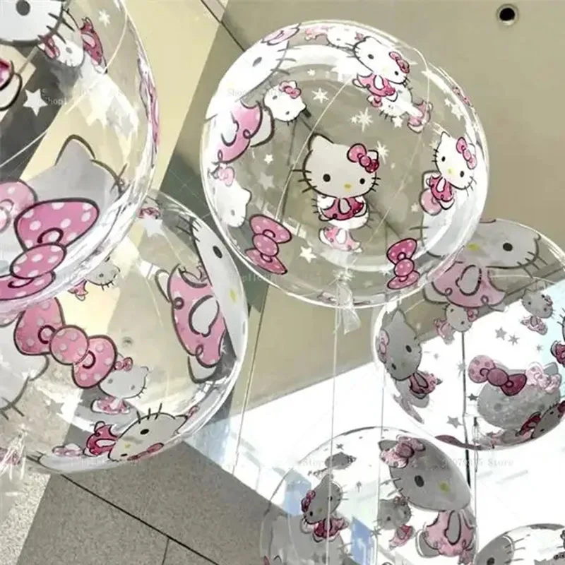 

Прозрачные шары Hello Kitty Sanrio 5 шт