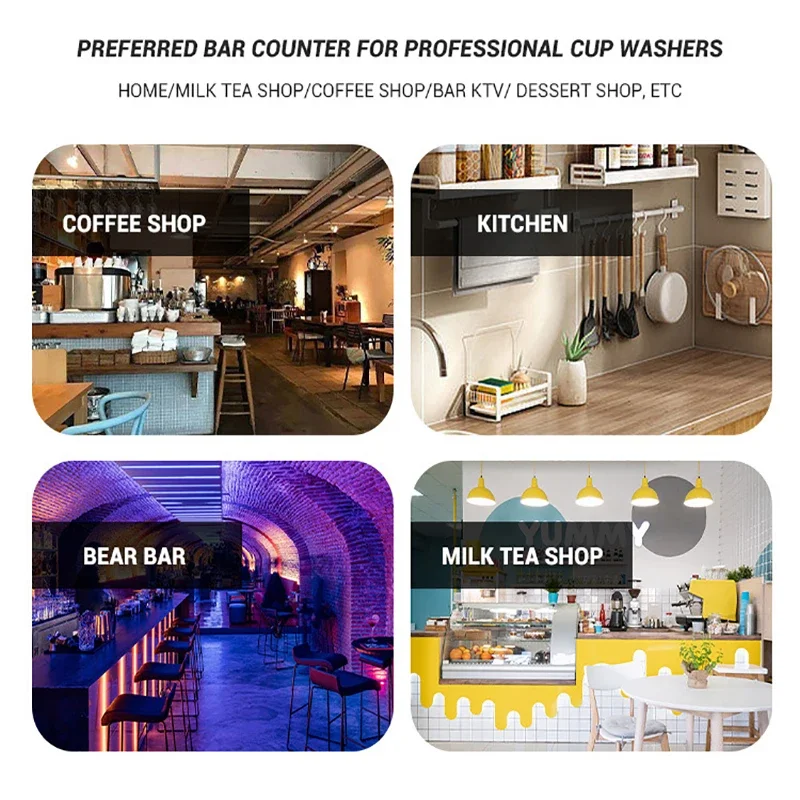 Автоматическая Мойка стеклянных стаканчиков высокого давления ополаскиватель