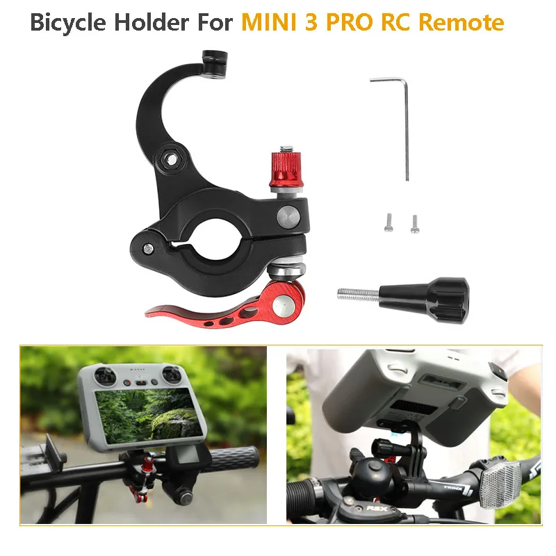 

DJI Mini 3 Pro Remote Controller RC Bike Clip Bicycle Bracket Holder Monitor Clamp for DJI Mini3 Drone Accessories