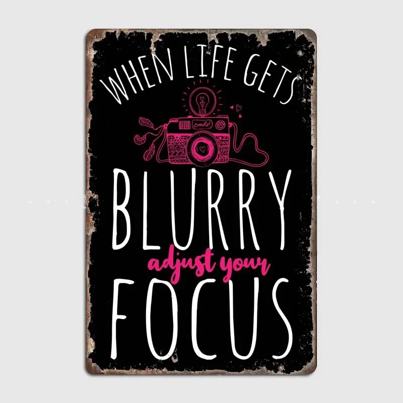 Фотокамера Whem металлическая Оловянная вывеска плакат мусор панда стиль ретро