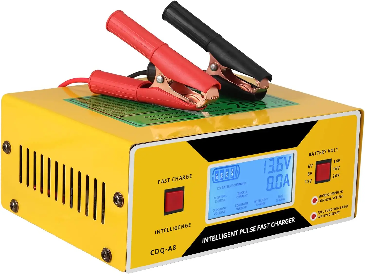 

Зарядное устройство для аккумуляторов 6V8V12V14V2, 4 в, автомобильное умное автомобильное зарядное устройство для аккумуляторов и обслуживания ...