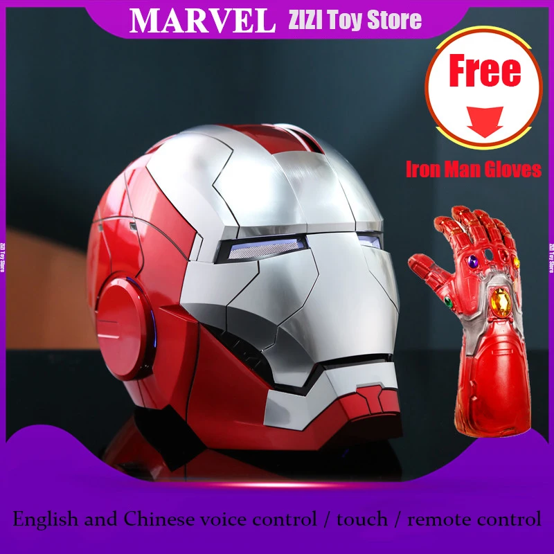 

Killerbody Iron Man Helmet Mk5 Jarvis Wearable Voice Voice Control Open And Close Touch Electric Children's Toys Helmet
