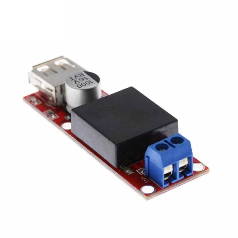 5V USB Выход преобразователь постоянного тока 7 в-24 в до 5 В пост 3A шаг-понижающий