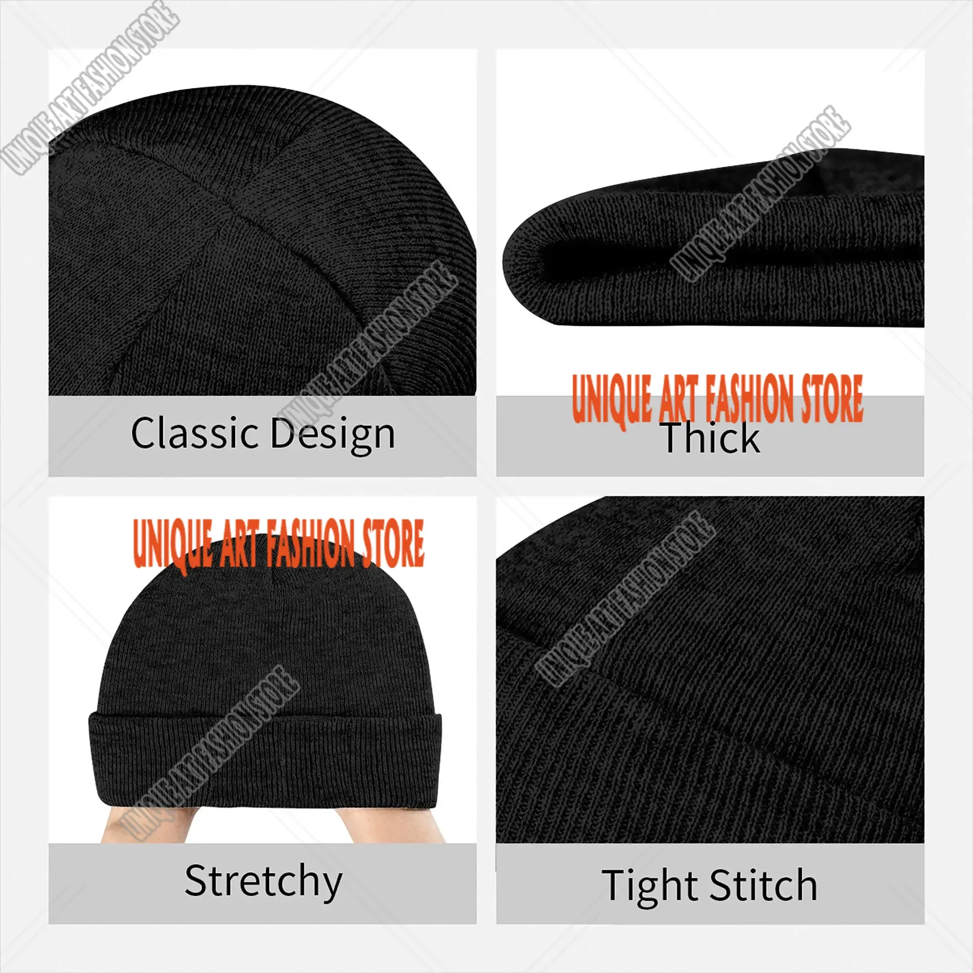 Кристианская шапка Louboutins на высоком каблуке осенне-зимняя Skullies теплая для мужчин