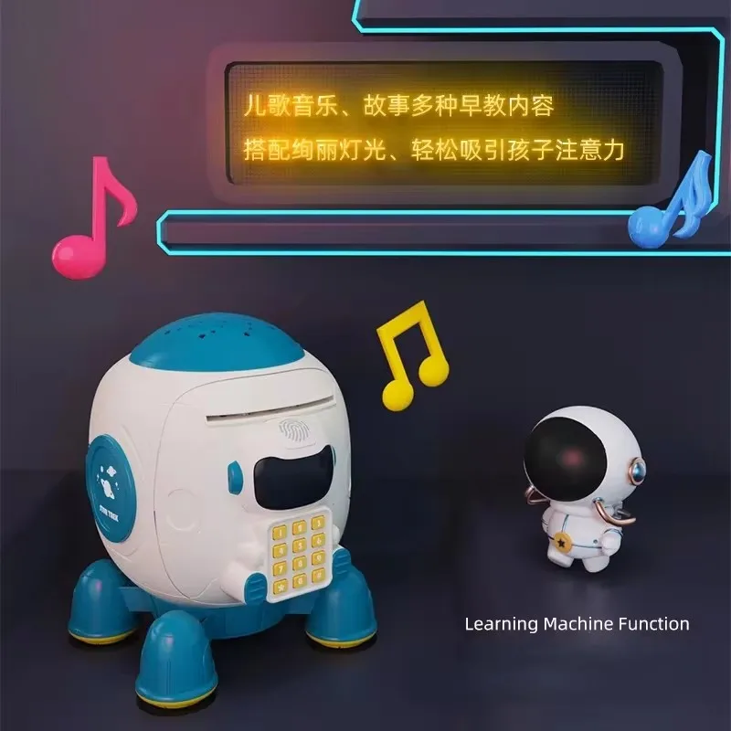 Электронная Копилка С Космической Ракетой Для Детей Безопасный Органайзер