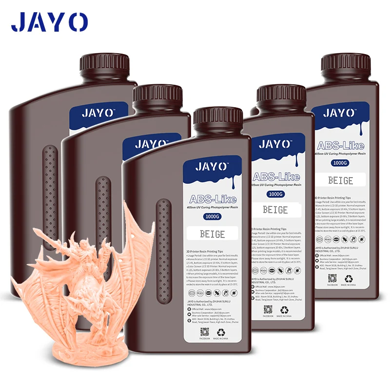 

Высокоточная УФ-смола JAYO, 5 кг, применяется Photon/Photon S/Photon Mono для печатного 3D-принтера с ЖК-дисплеем