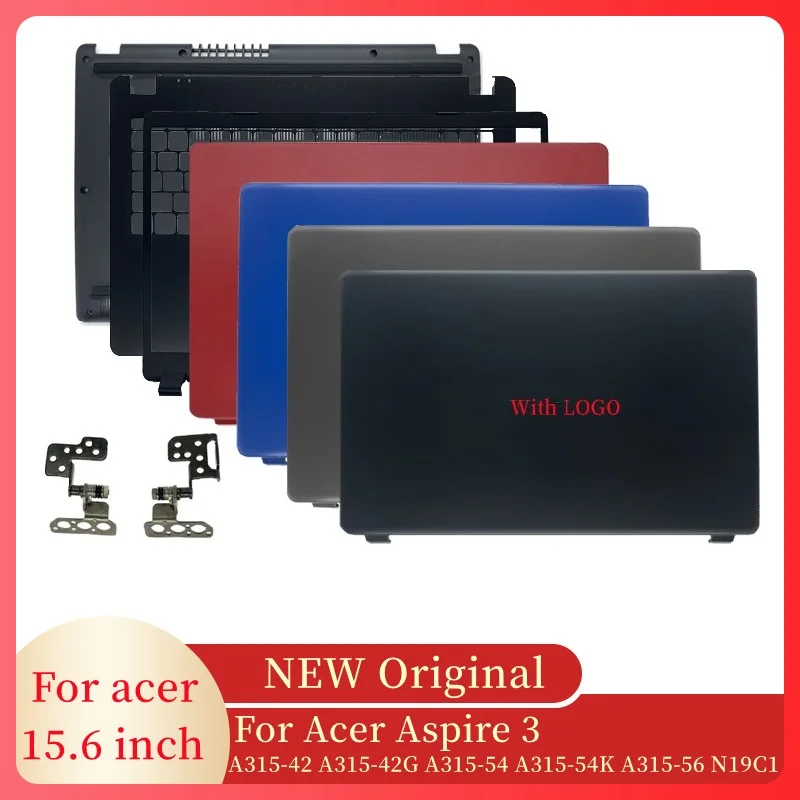 Новая задняя крышка ЖК-дисплея/передняя рамка/верхний корпус подлокотника для ноутбука Acer Aspire 3 A315-42 A315-42G A315-54 A315-54K A315-56 N19C1