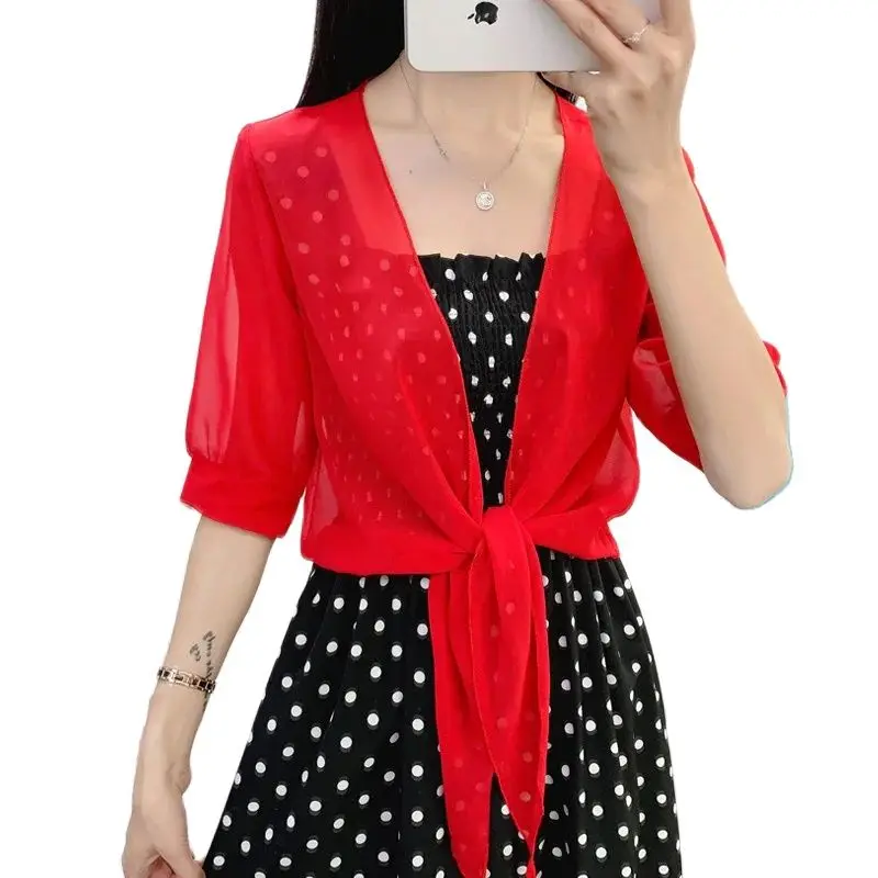 

Black Red White Lace Bolero Women Open Front Party Dress Cape Shrug Ladies Chiffon Cardigan Wedding Jacket Bridal Wraps Shawls