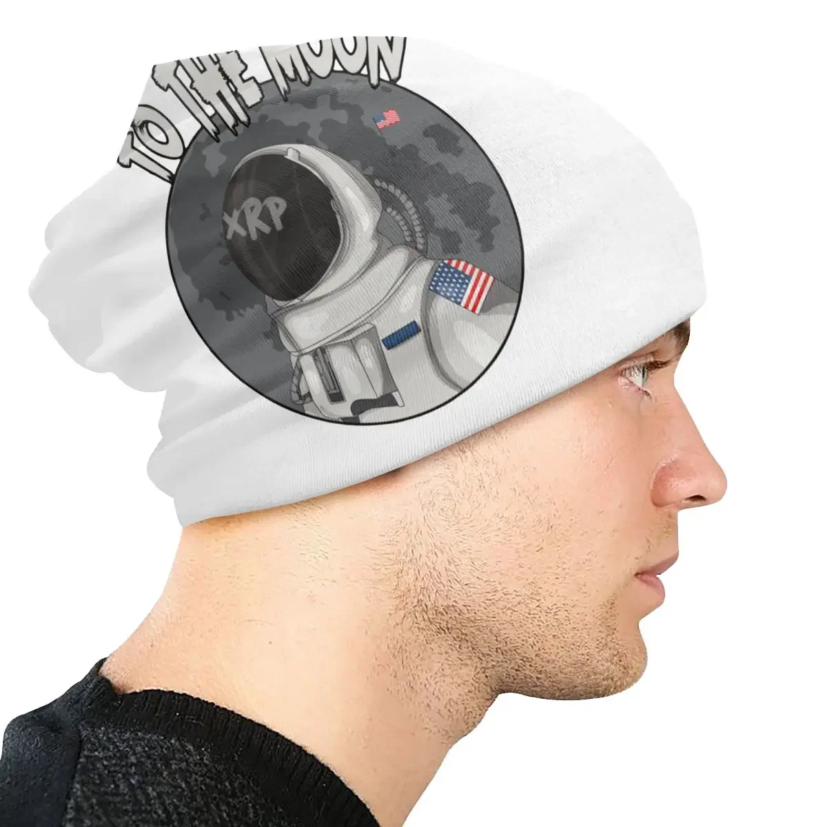 Шапка XRP с рисунком астронавта осенне-зимние уличные шапочки облегающие шапки