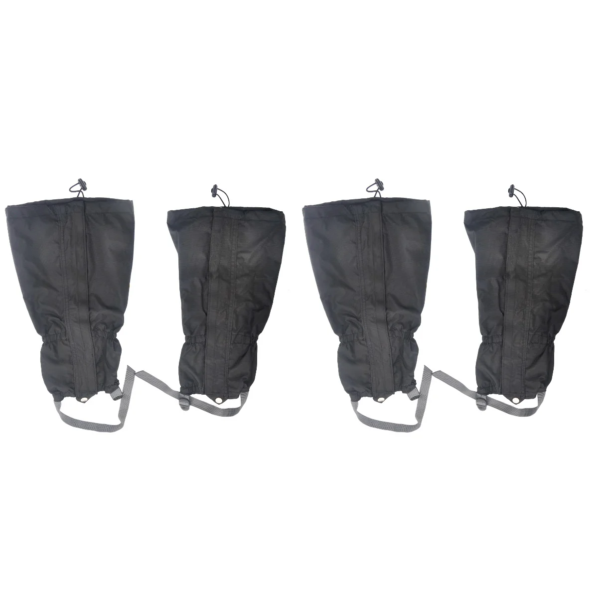 

2 шт., водонепроницаемые дышащие гетры для ног, один размер (черный)