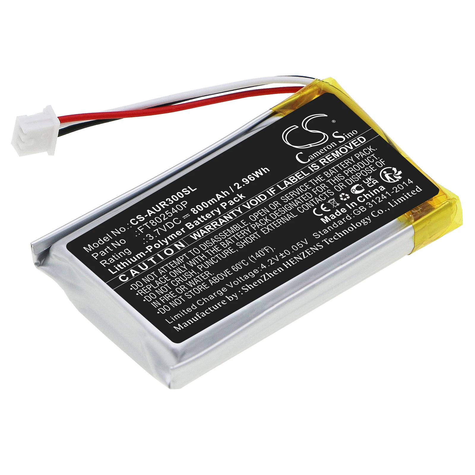Фото Сменный аккумулятор CS для ASUS ROG Chakram FT 802540 P 1000mAh/3.70Wh №1