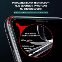 the newthe new3pcs full cover protective glass for iphone 11 12 pro max tempered glass for iphone x xr xs max screen protector c