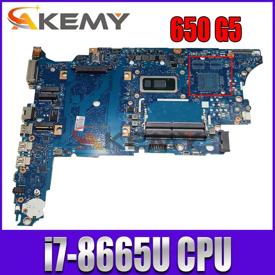 

L58735-601 для HP 650 G5 материнская плата для ноутбука 6050A3028501 материнская плата с процессором i7-8665U GM UMA