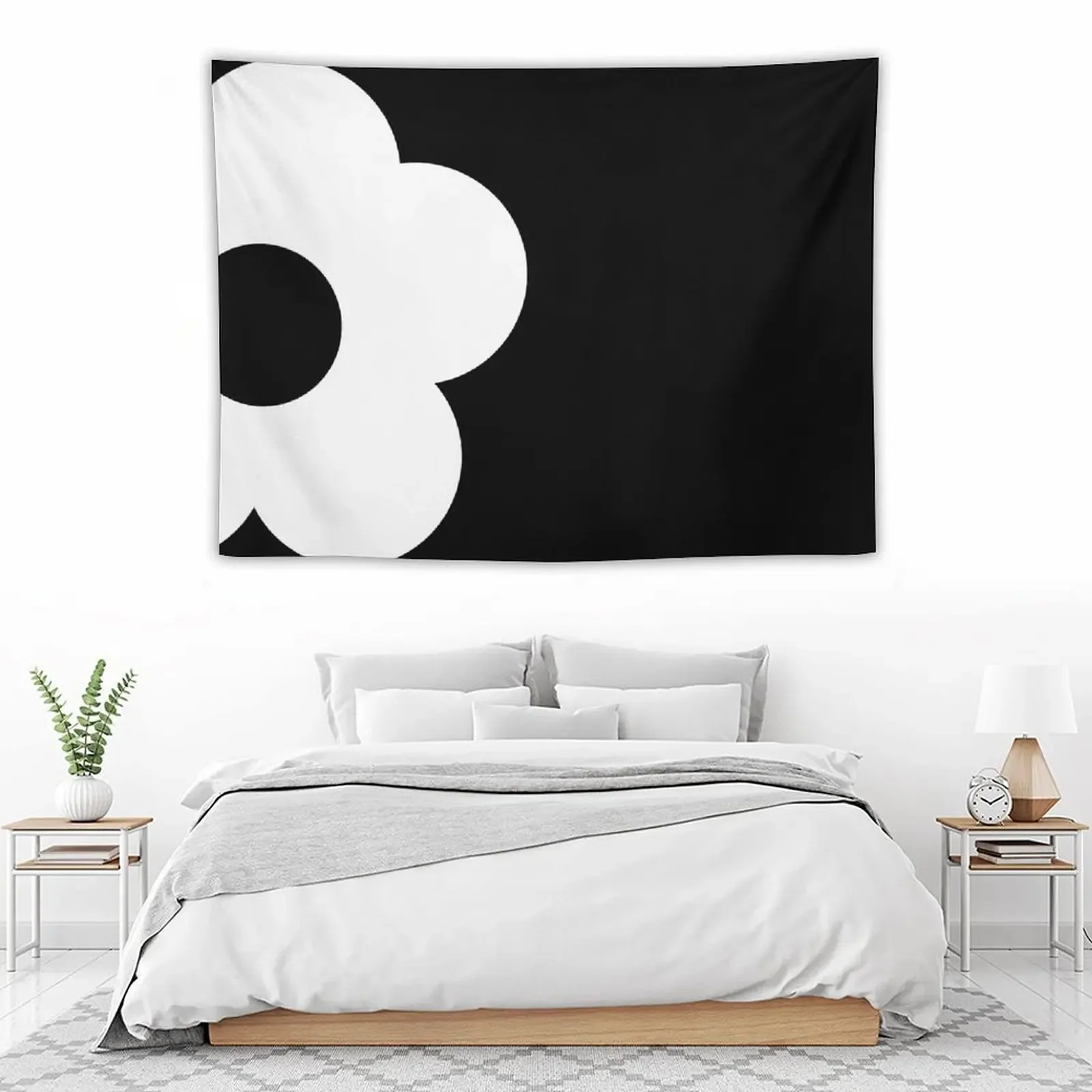 Яркий Ретро гобелен с контрастными цветами художественное искусство на стену