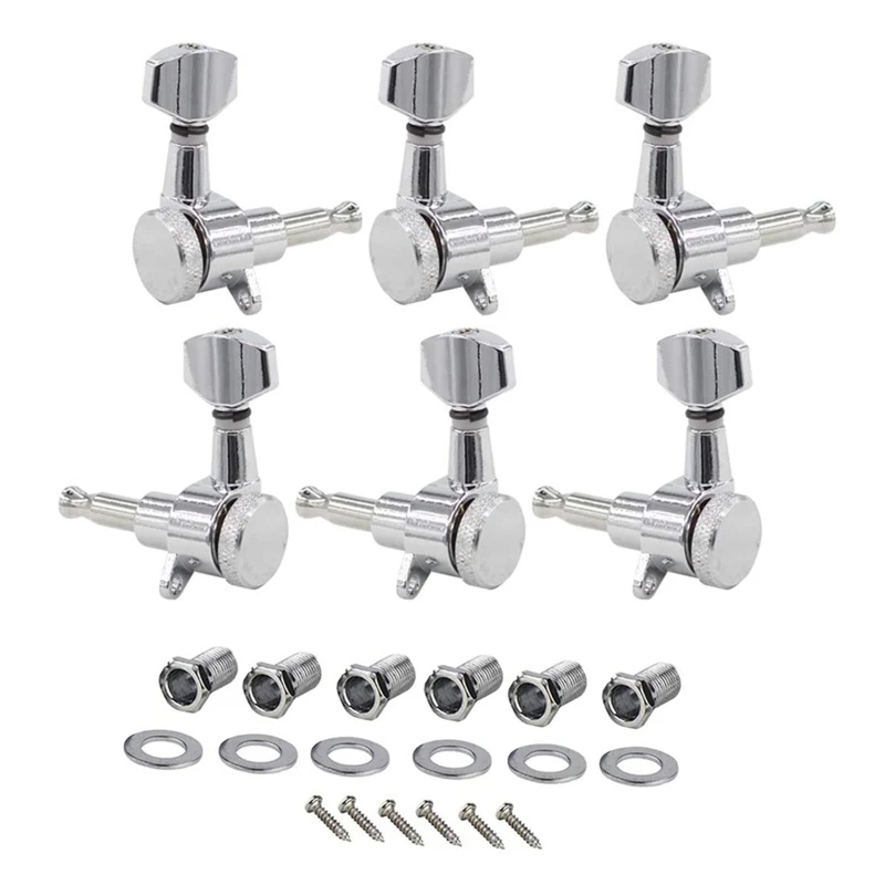 

Vintage Inline Guitar Locking String Tuners, Locking Tuning Pegs, Machine Heads for ST TL Style Electric Guitar