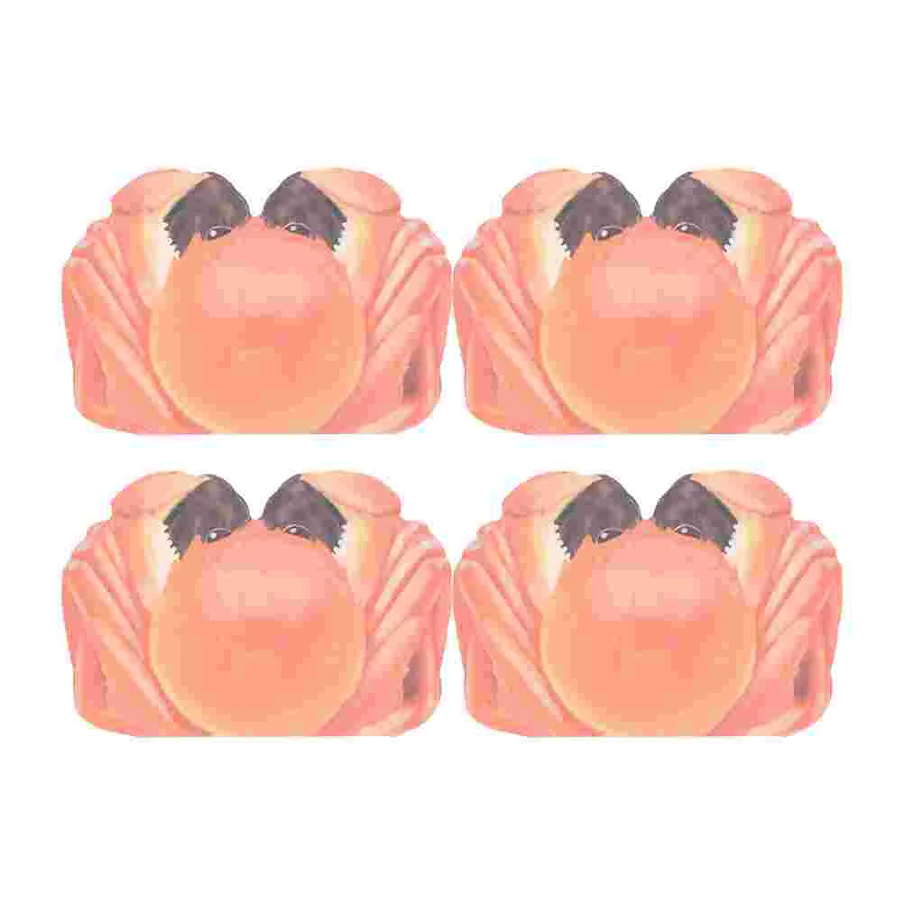 

4Pcs Sticky Memo Pads Funny Adorable Hairy Crab Shaped Memo Notes (As Shown)