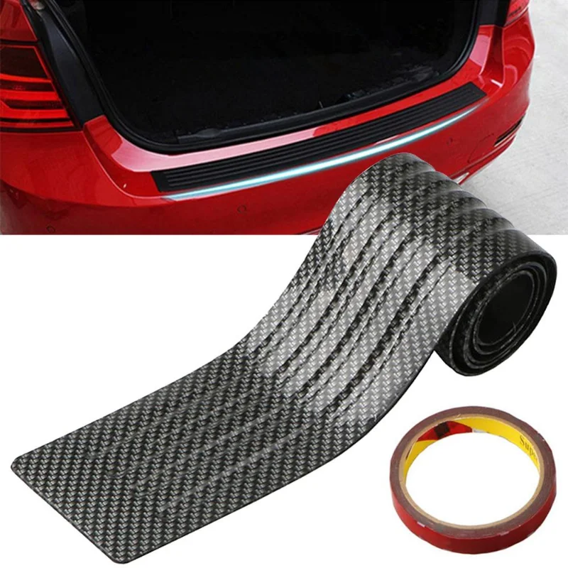 Car Protection Strip Bumper Anti-collision Rubber Strip for Car Carbon Fiber Trunk Mat Tail Door Trim Strip Rear Guard Car Protection Strip Bumper Anti-collision Rubber Strip for Car Carbon Fiber Trunk Mat Tail Door Trim Strip Rear Guard
