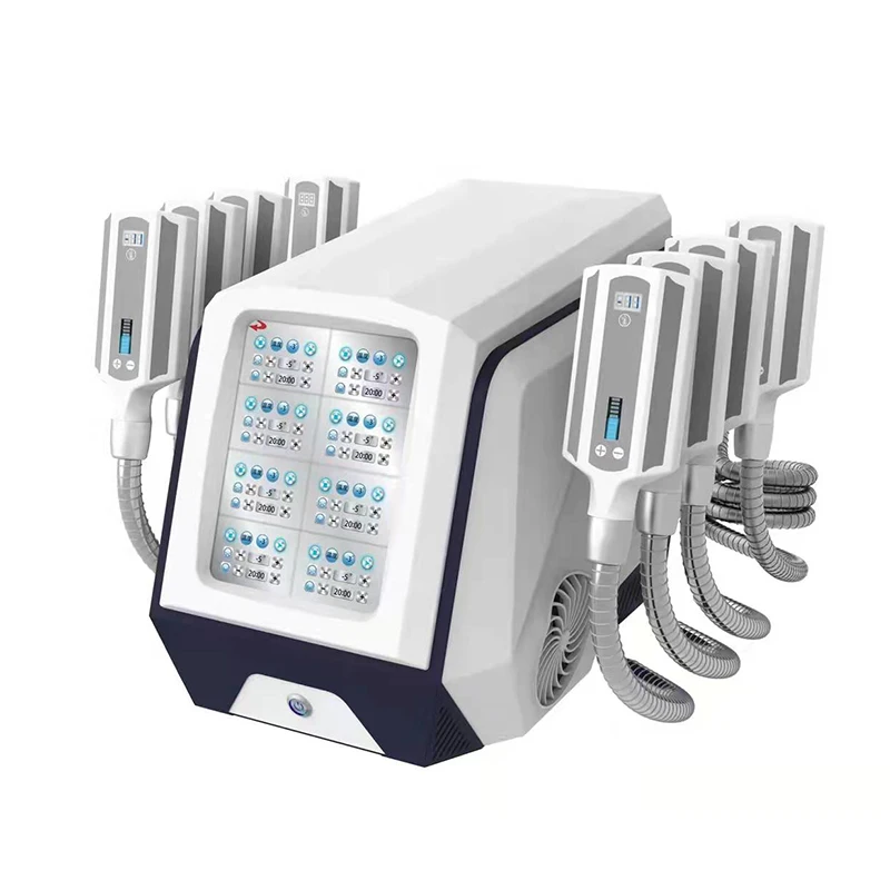 

New Portable Cryo 8 Plates Fat Removal Cellulite Reduction Body Sculpture Diamond Ice Sculpture Cold Fat Freezing LPG Machine