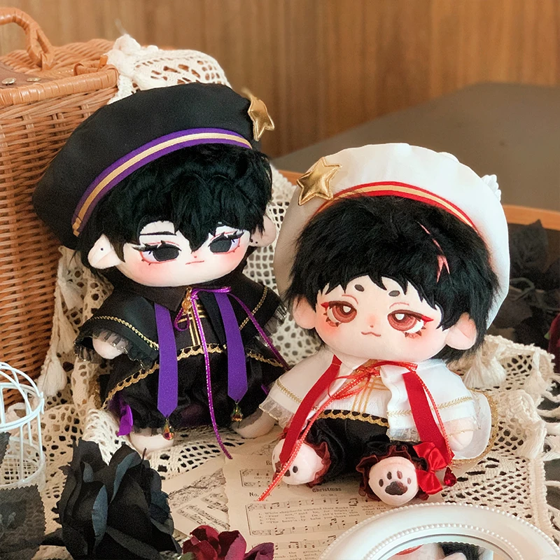 

Модный Готический Ретро костюм Хорта с демоном 20 см, плюшевая набивная кукла, сменная одежда, без атрибутов, наряд, косплей, подарок