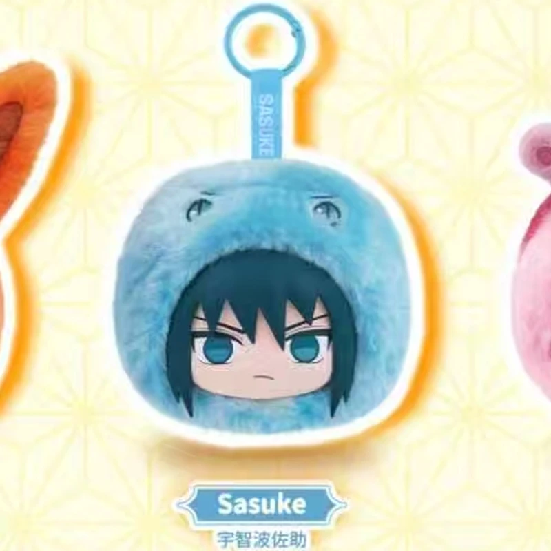 Фото Оригинальный плюшевый чехол для наушников CAKI Naruto Shippuden с альтернативным дизайном, в виде Гаары, на молнии, для хранения монет и наушников, в формате Blind Box №5