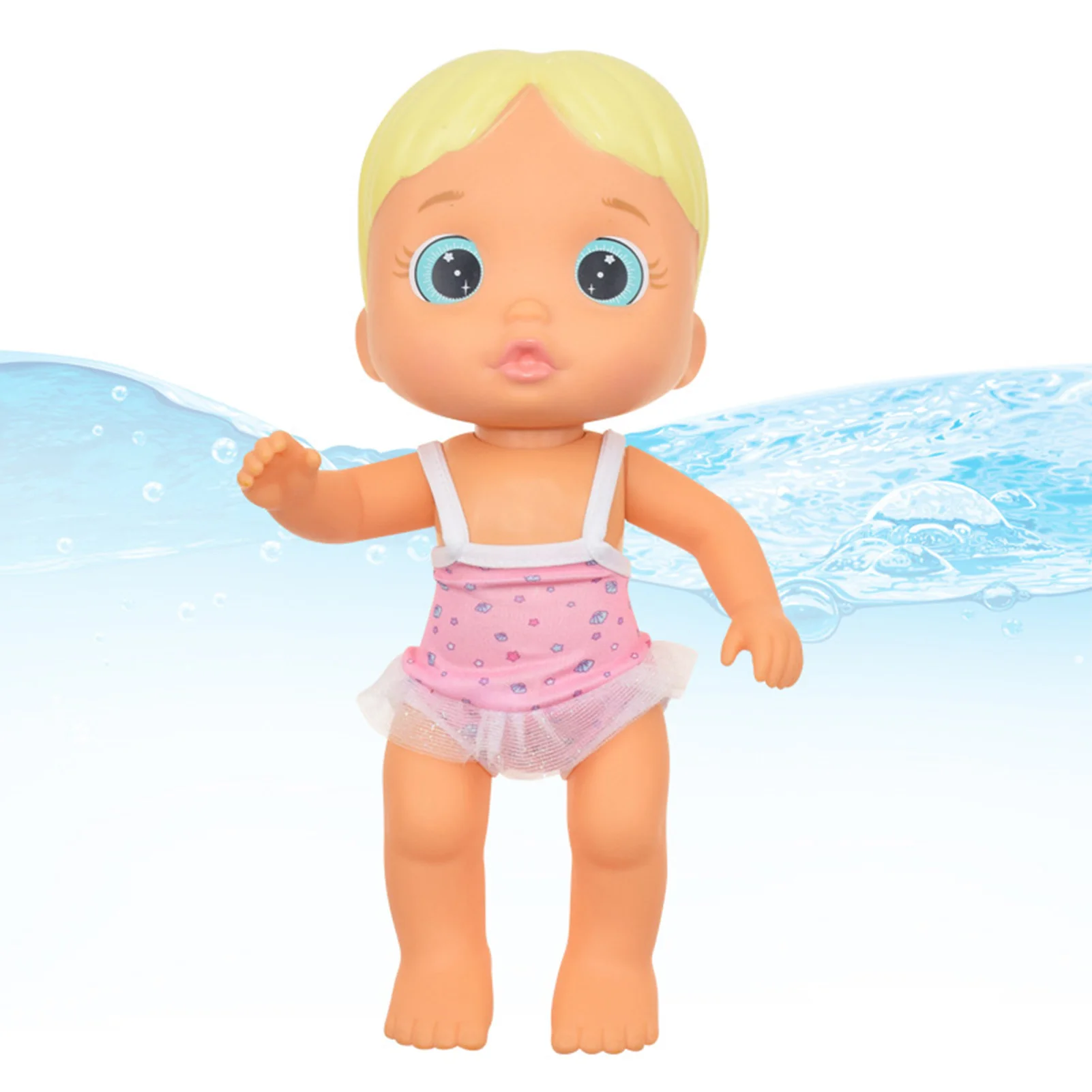 

Swimming Babies Doll Electric Swim Babies Doll That Swims In Water Floating Water Bathtub Shower Toys Bathroom Fun Bathtime Gift